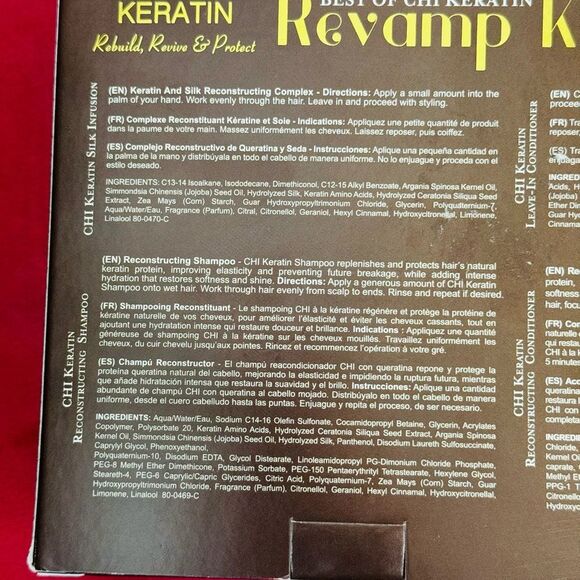 NIB CHI Best of CHI Keratin Revamp Kit 4 Piece -12 Oz - Picture 5 of 7
